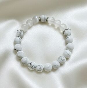 Howlite/Selenite Bracelet